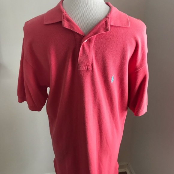 Ralph Lauren Coral Polo Shirt Sz 